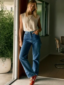 Women Imogene + Willie augusta natural indigo