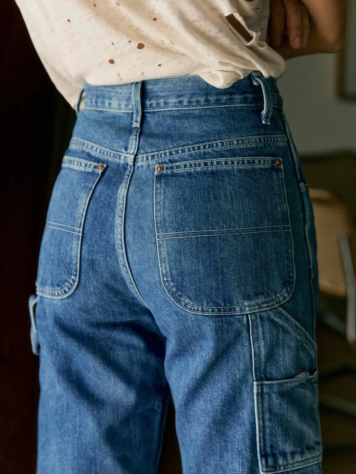 Women Imogene + Willie augusta natural indigo