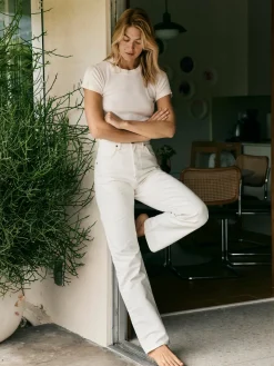 Women Imogene + Willie augusta washed white canvas