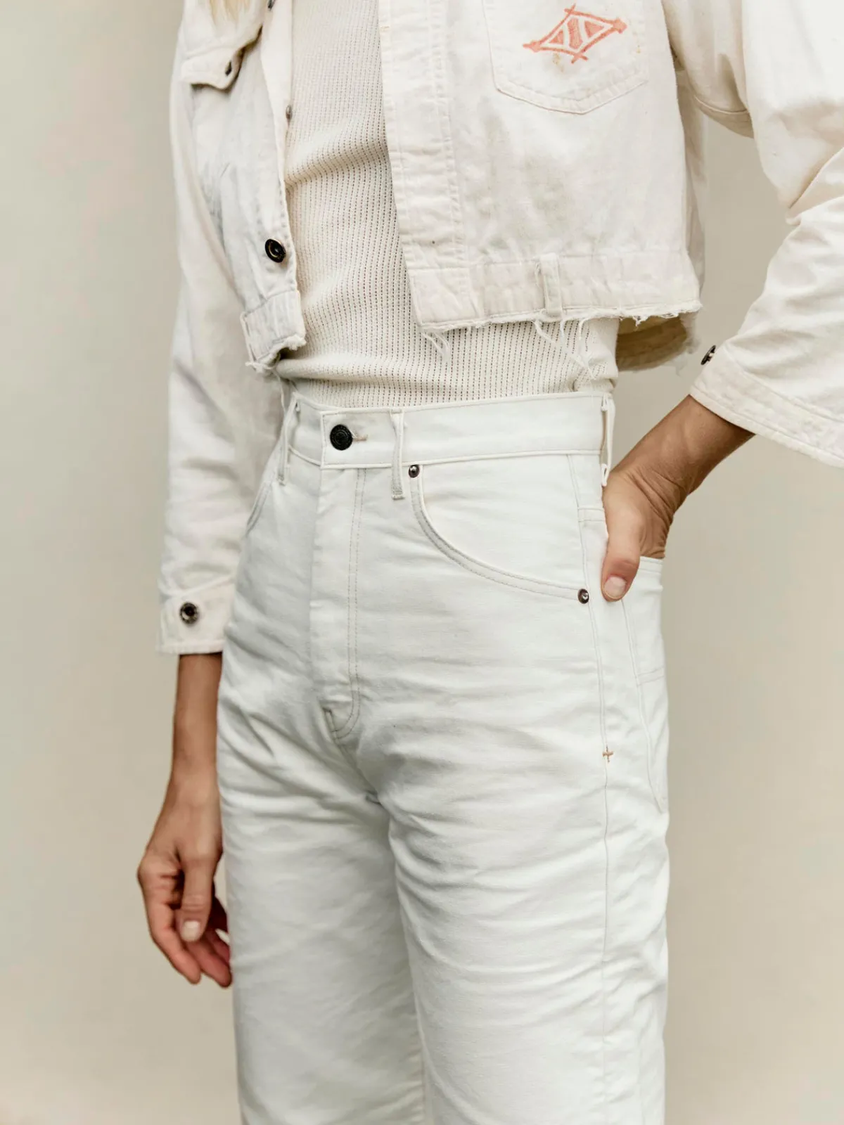 Women Imogene + Willie augusta washed white canvas
