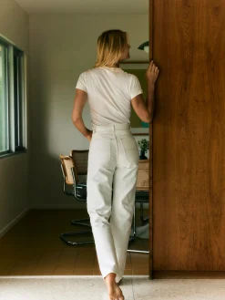 Women Imogene + Willie augusta washed white canvas