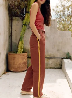 Women Imogene + Willie baker striped trouser in terra