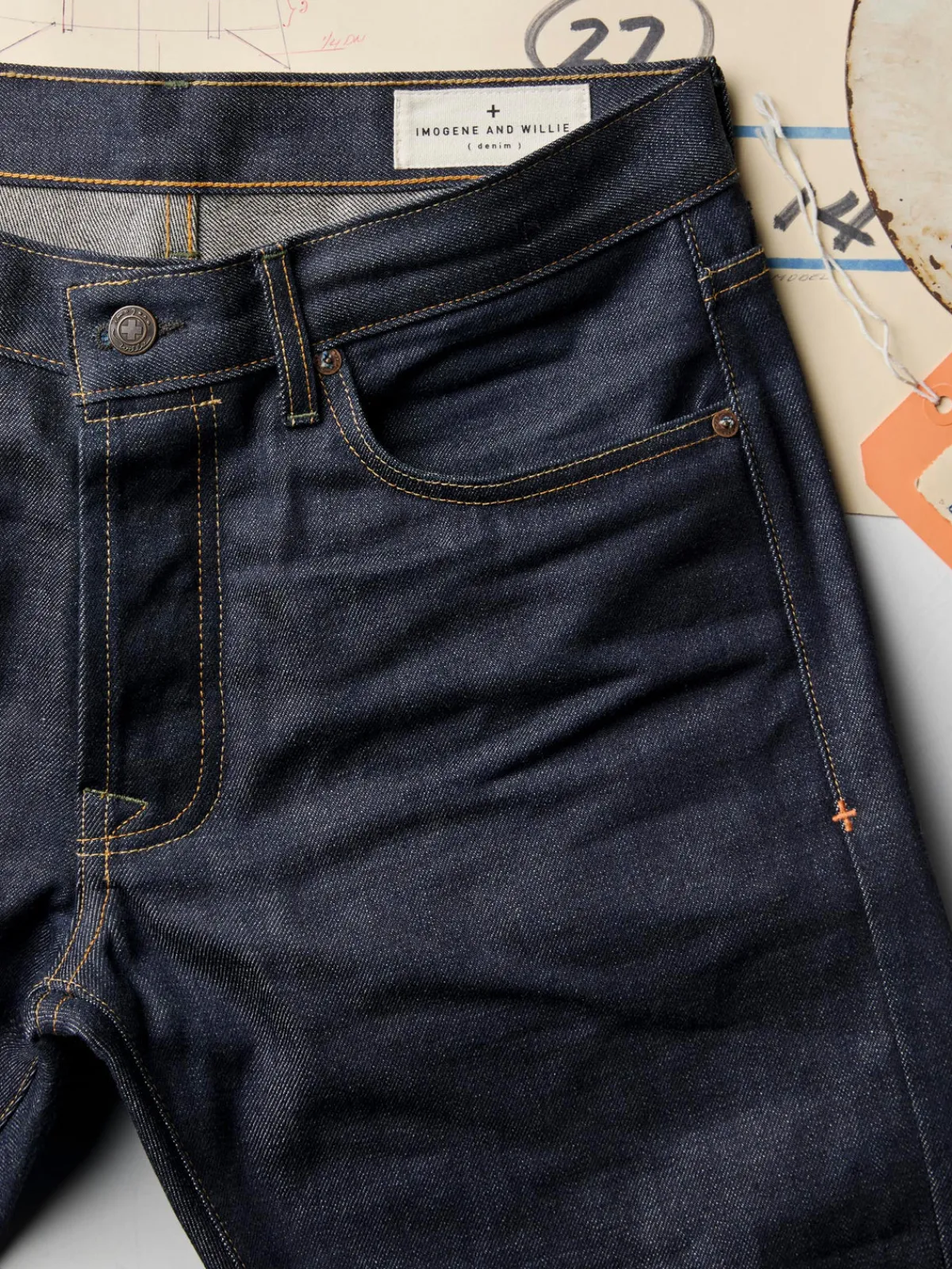 Imogene + Willie barton indigo rigid