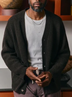 Imogene + Willie berkley cardigan marled brown