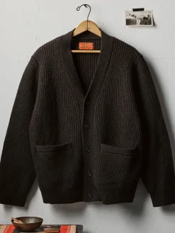 Imogene + Willie berkley cardigan marled brown