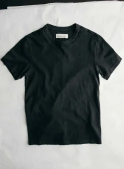Women Imogene + Willie black knit midweight crew