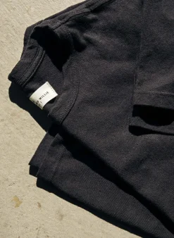 Women Imogene + Willie black knit midweight crew