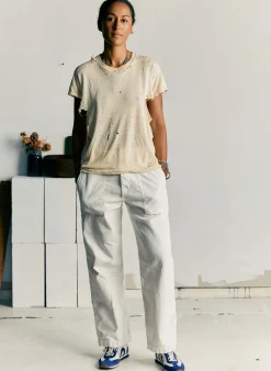 Women Imogene + Willie blake military trouser in white