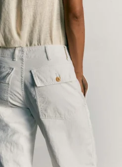 Women Imogene + Willie blake military trouser in white