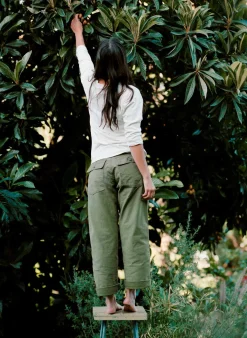 Women Imogene + Willie blake military trouser in olive