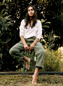 Women Imogene + Willie blake military trouser in olive