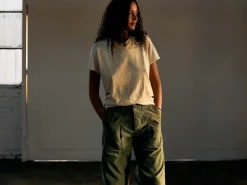 Women Imogene + Willie blake military trouser in olive