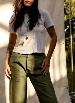 Women Imogene + Willie blake military trouser in olive
