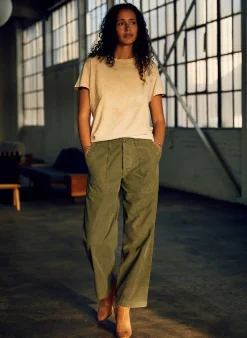 Women Imogene + Willie blake military trouser in olive