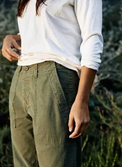 Women Imogene + Willie blake military trouser in olive