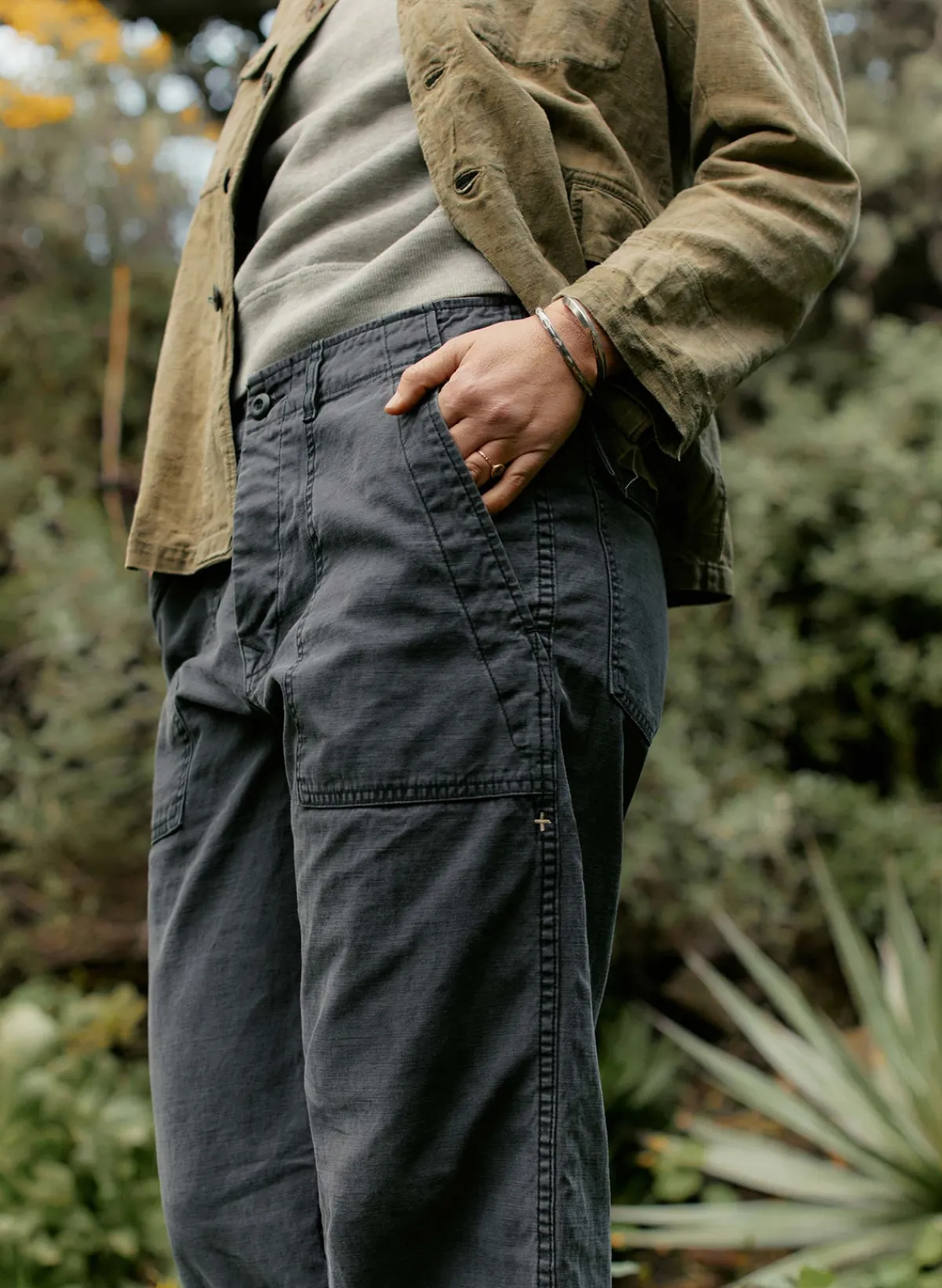 Women Imogene + Willie blake military trouser in black