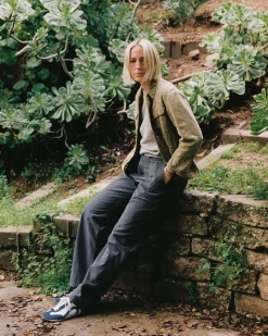 Women Imogene + Willie blake military trouser in black