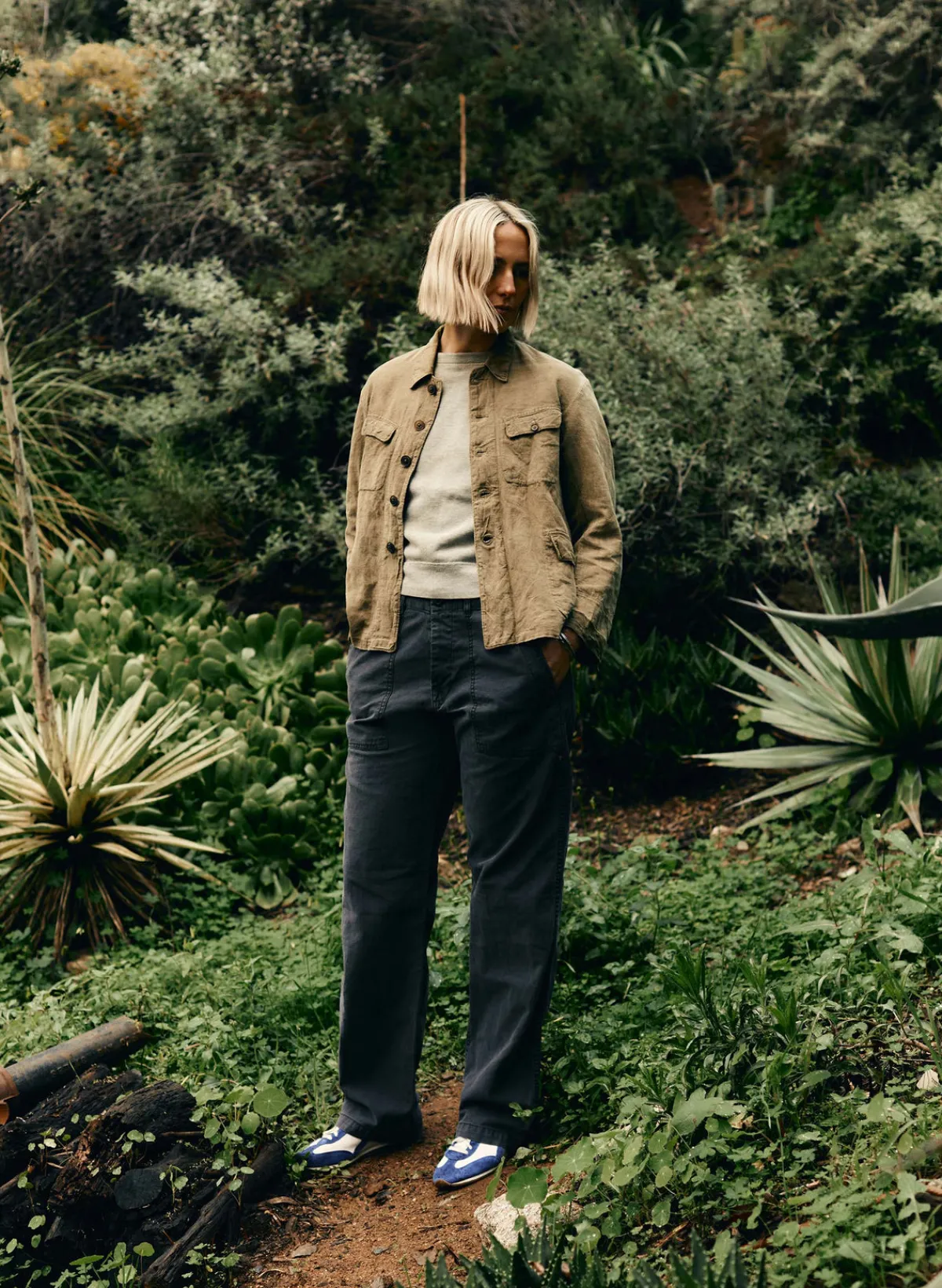 Women Imogene + Willie blake military trouser in black