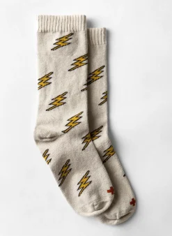 Imogene + Willie bolt sock in natural