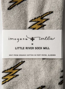 Imogene + Willie bolt sock in natural