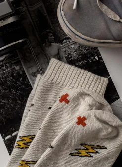 Imogene + Willie bolt sock in natural