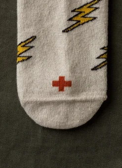 Imogene + Willie bolt sock in natural
