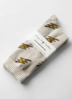 Imogene + Willie bolt sock in natural