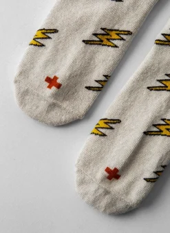 Imogene + Willie bolt sock in natural
