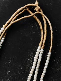 Women Imogene + Willie bone small glass beads
