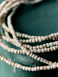 Women Imogene + Willie bone small glass beads