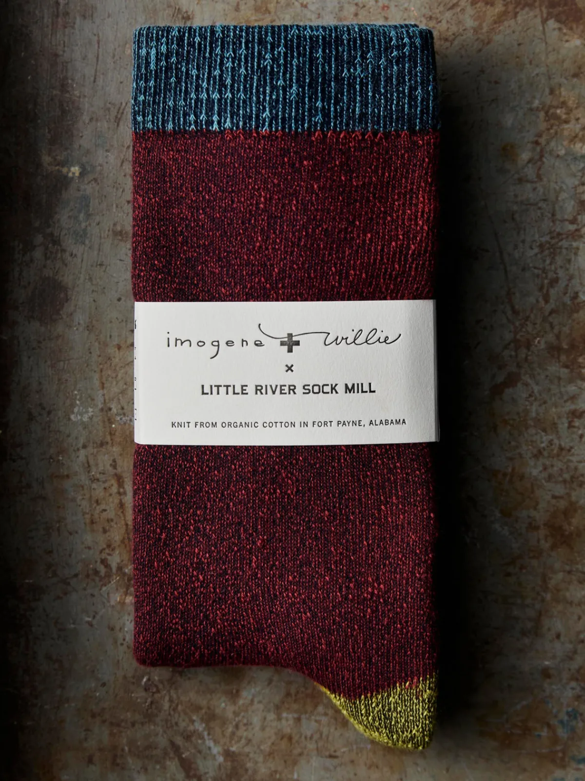 Women Imogene + Willie boot sock in currant