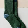 Women Imogene + Willie boot sock in evergreen