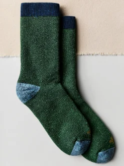 Women Imogene + Willie boot sock in evergreen