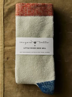 Women Imogene + Willie boot sock in natural