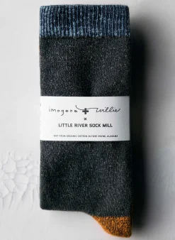 Women Imogene + Willie boot sock in umber