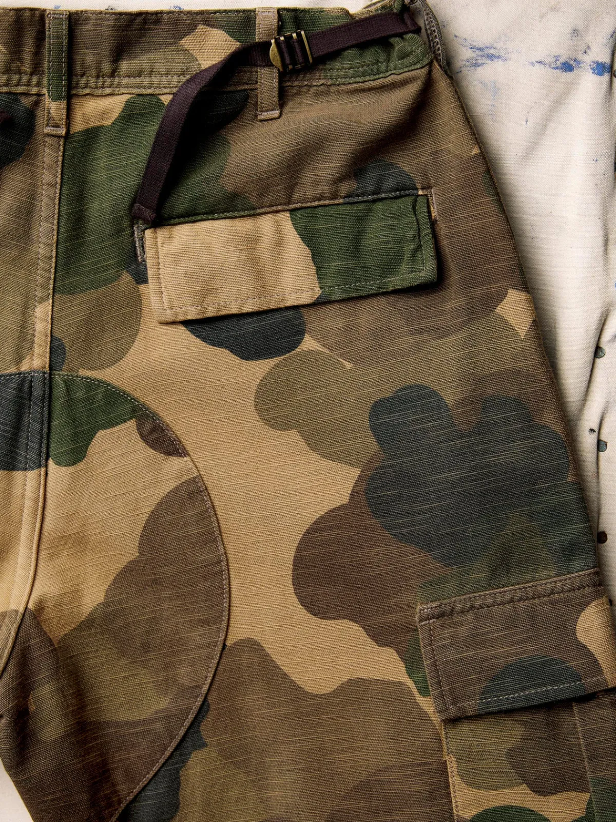 Imogene + Willie camp pant in painted camo