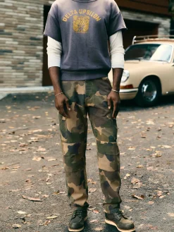 Imogene + Willie camp pant in painted camo