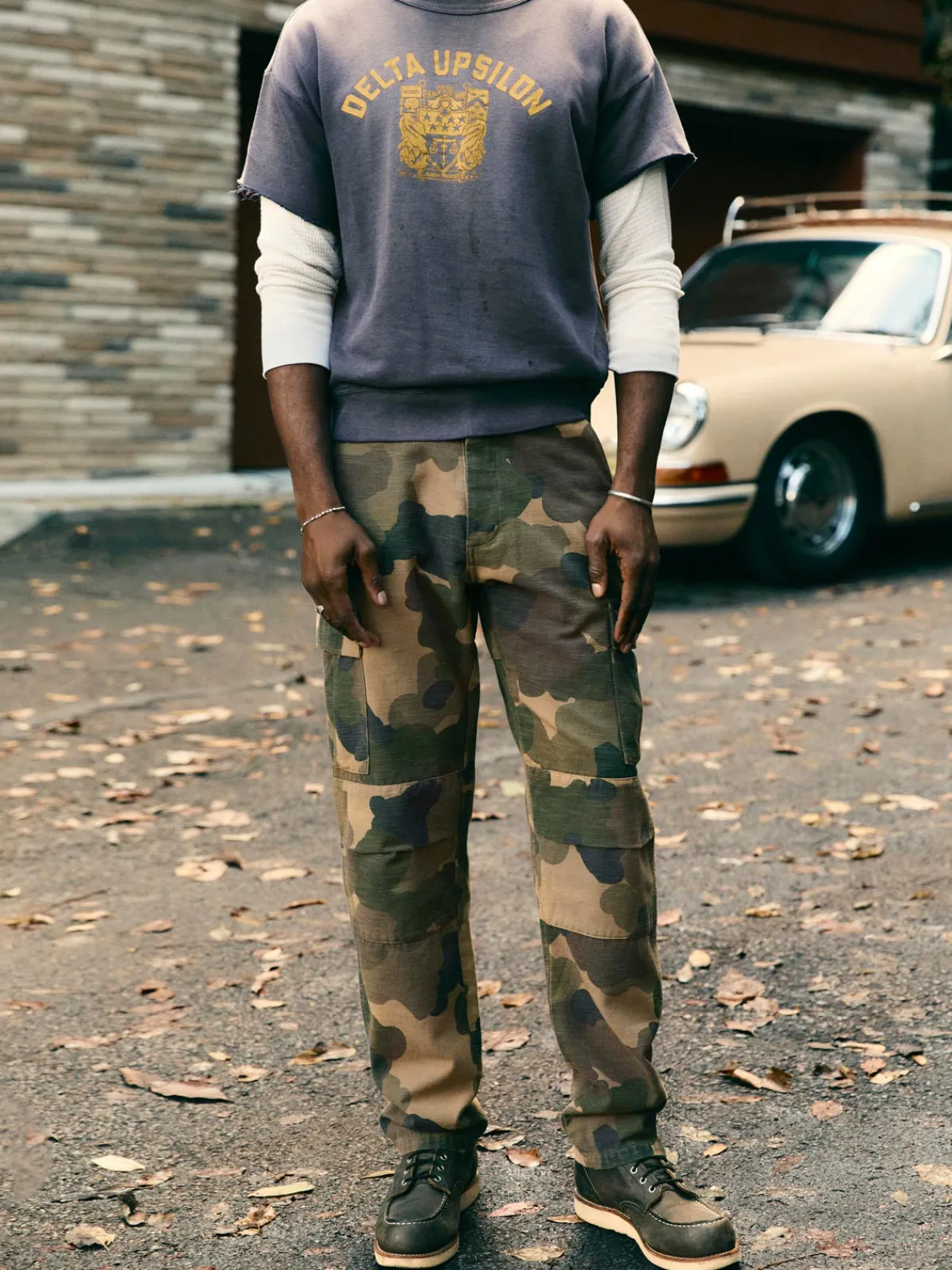 Imogene + Willie camp pant in painted camo