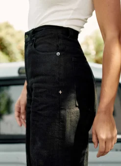 Women Imogene + Willie catherine black selvage rinse