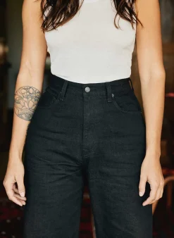 Women Imogene + Willie catherine black selvage rinse