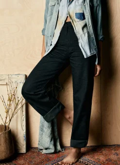 Women Imogene + Willie catherine black selvage rinse