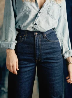 Women Imogene + Willie catherine indigo selvage rinse