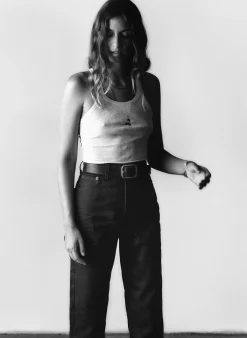 Women Imogene + Willie catherine slim black indigo rigid