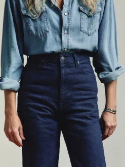 Women Imogene + Willie catherine slim indigo selvage rinse