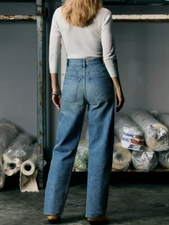 Women Imogene + Willie catherine washed natural indigo
