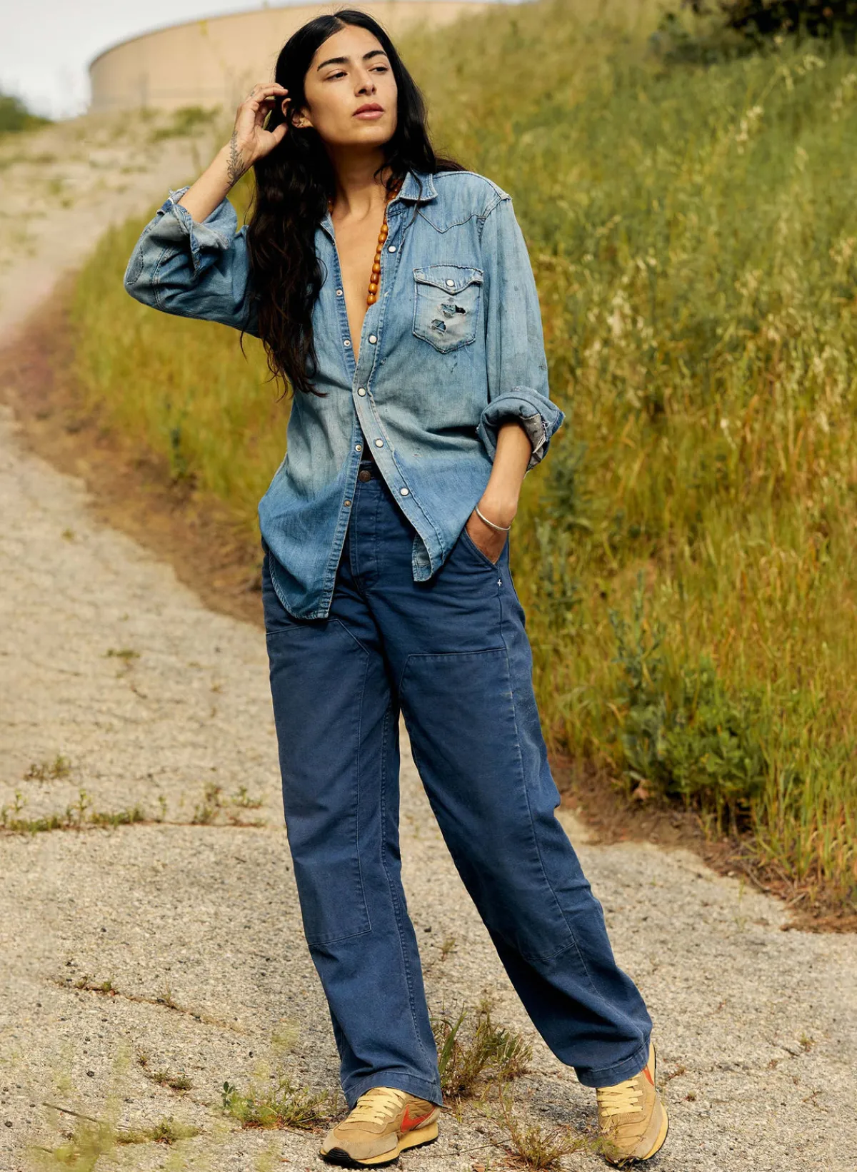 Women Imogene + Willie clarke canvas workpant