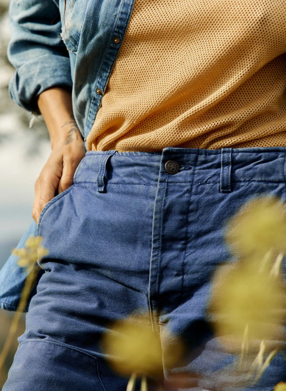 Women Imogene + Willie clarke canvas workpant