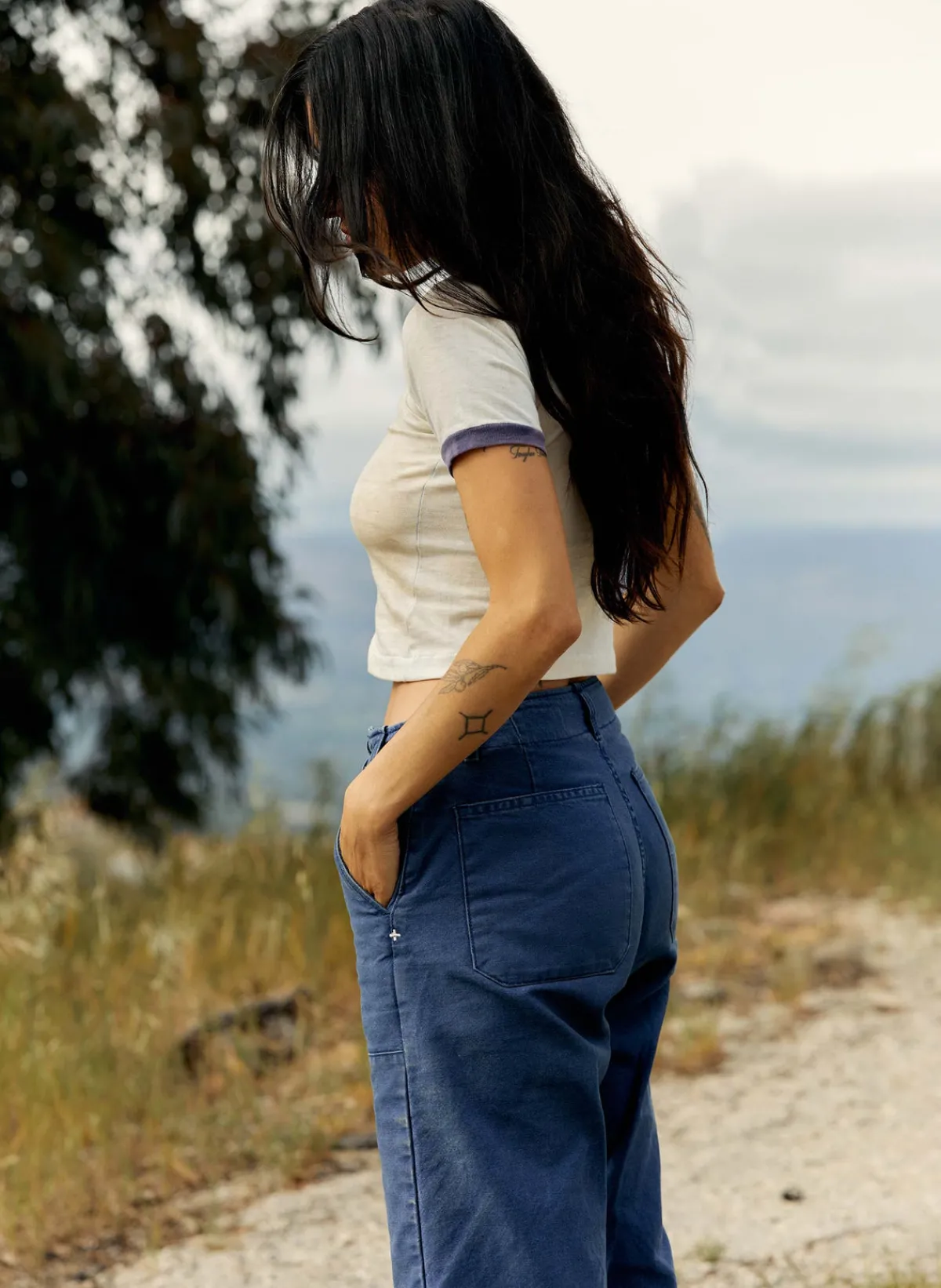 Women Imogene + Willie clarke canvas workpant
