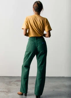 Women Imogene + Willie clarke canvas workpant in spruce