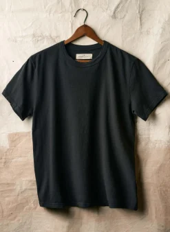 Imogene + Willie classic knit faded black crew